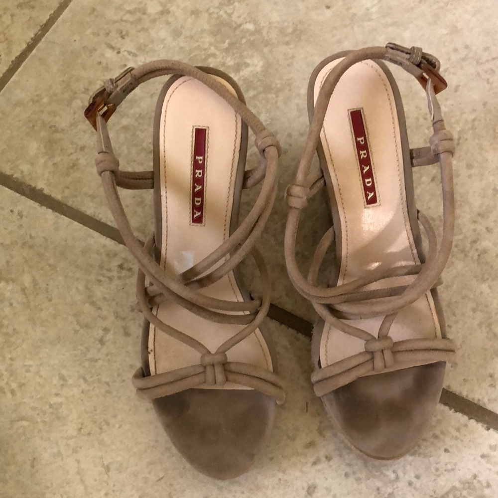 Prada wedges